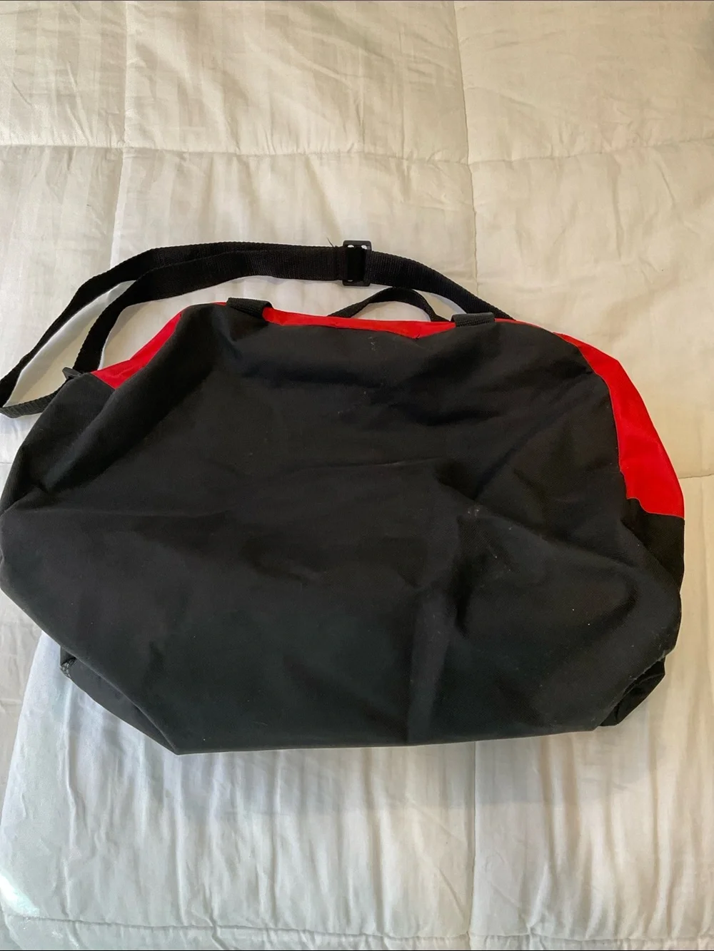 Red and Black Boy Scouts of America Duffel Bag
